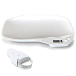 Digital Pet Scales, 15kg Small Pet Weighing Scales with 4 weighing Modes(g/ml/oz/lb), Electronic Baby Scales with Comfortable Curving Platform, Baby Scales Weighing for Infant,Puppies,Pregnant Cats