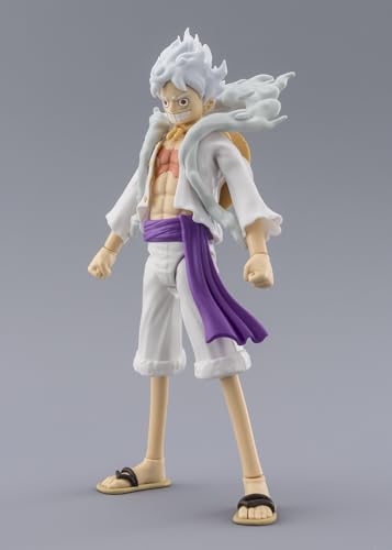 ANIME HEROES One Piece Luffy Gear 5 Action Figure, 17cm Articulated Luffy Figure With Extra Accessories - Image 3