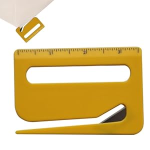 Generisch Multifunktionaler Brieföffner mit Lupe und Lineal