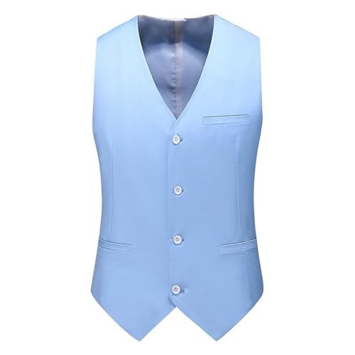 Men's Vest Spring Autumn Hollow Out Slim Fit V Neck Commute Business Sleeveless Top3