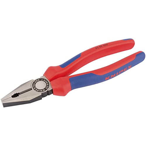 Knipex 69575 Heavy Duty Handle Combination Plier, Blue, 200 mm