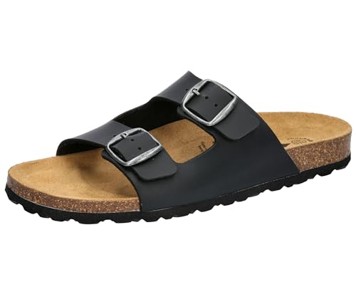 Lico Bioline Kids - Sandalias con 2 hebillas, Negro , 35 EU