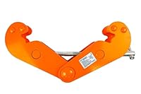 DoLast Professionell Trägerklammer Do 193/T, 3000 kg Tragfähigkeit, für Stahlträger, orange