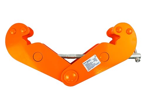 DoLast Professionell Trägerklammer Do 193/T, 3000 kg Tragfähigkeit, für Stahlträger, orange