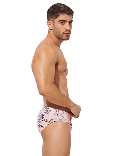 F plus R Men's Low Rise Swimwear Briefs Surf Swimsuit Removable Pad Adjustable Drawstring2