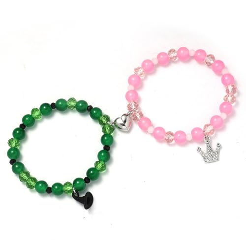 Magical Friendship Bracelets - Enchanting Gifts for Moms, Friends, and Teachers - Crown & Witch Hat Bracelets