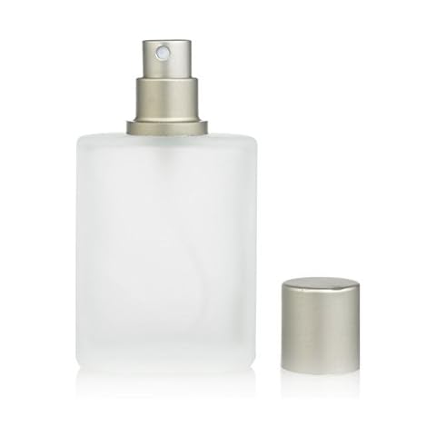Enslz Frosted Glass Bottle Perfume Atomizer Refillable Spray Empty Perfume Bottle for Men and Women (100ml) Cover