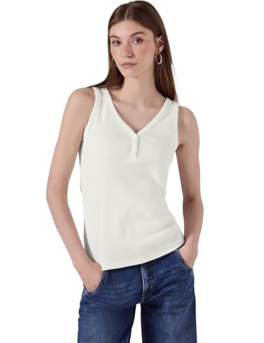 Street One Studio F323196 T-Shirt, Bianco Sporco, 48 Donna