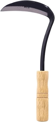 Zenport Hoz J6040 revestida de la hoz de la luna, acero de carbono forjado