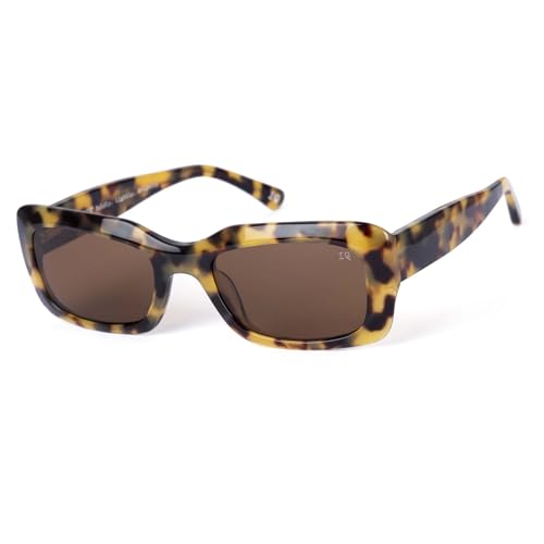 Lunettes carrées marron femme BOTANIQ pour le travail et le quotidien
