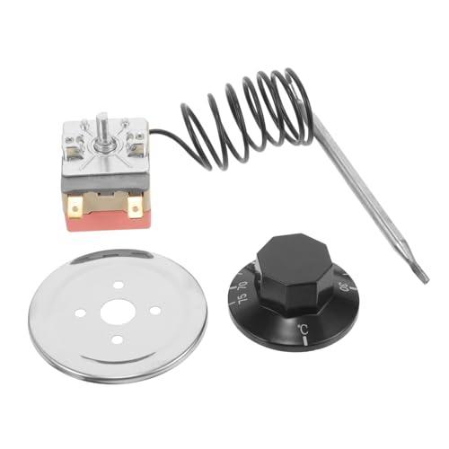 TOPPERFUN 4 Piezas Termostato Cocina Estera Sensor Calor Temperatura Control Enfriamiento El Plastico