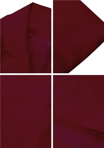 Women's Plain Basic Blazer Lapel Business Coat Solid Patchwork Cardigan2