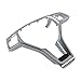 YUNXIAN Moyeu de Volant Couvercle de Volant d' Argent AP02 09946400139107 Ajustement pour Mercedes C172 Classe SLK Convertible 2012-2016/ W204 C- Class Berline 2013-16 Pièces de Rechange de Voiture
