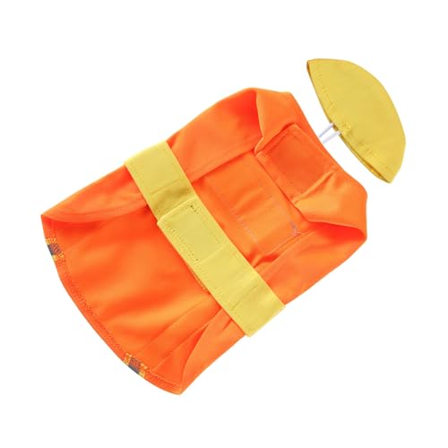 Disfraz para perro TEHAUX XL naranja en poliéster resistente