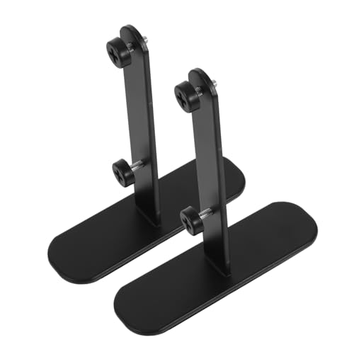 Cabilock 2pcs Metal Pegboard Desk Fixing Bracket T-Shaped Stand Tabletop Pegboard Display Metal Table Bracket for Organizing and Supporting Pegboard Panel