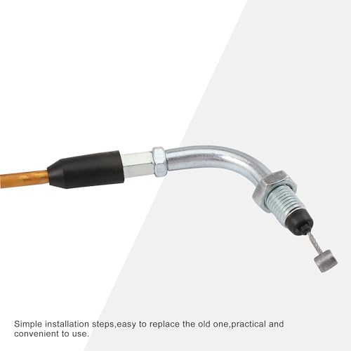 GOOFIT 34.25 Inch Drosselkabel Gaszug/Bowdenzug mit Laser-Schlauch Ersatz für 50cc 70cc 90cc 110cc 125cc Dirtbike