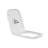 KOHLER Span (Square) Quiet Close Toilet Seat (White)