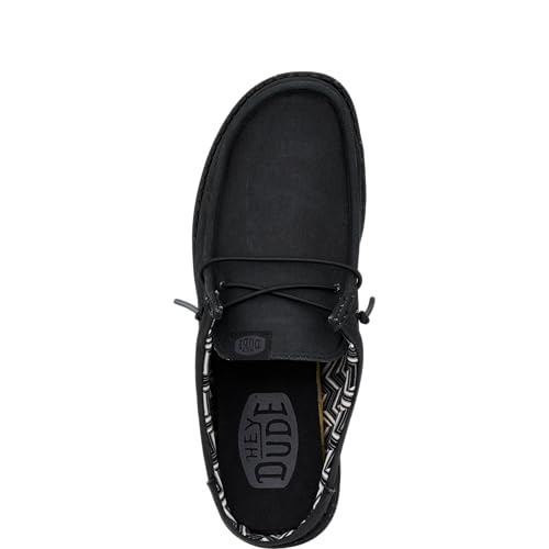 Image of HEYDUDE Men's Wally Slip Stretch Canvas | Men's Shoes | Men Slip-on Loafers | Comfortable & Light-Weight