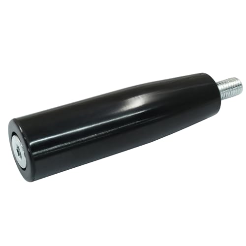Rierdge Revolving Handwheel Machine Handle, M10 x 100 mm Thread Handle Grip Rotating Handles for Lathe Machine, Mechanical Equipment, Instrument and Apparatus, Industrial Equipment