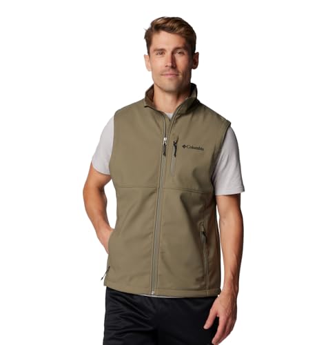 Columbia Men's Ascender II Softshell Vest, Stone Green, 1X Big