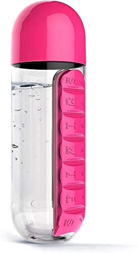 harsh Pill Organizer Water Bottle