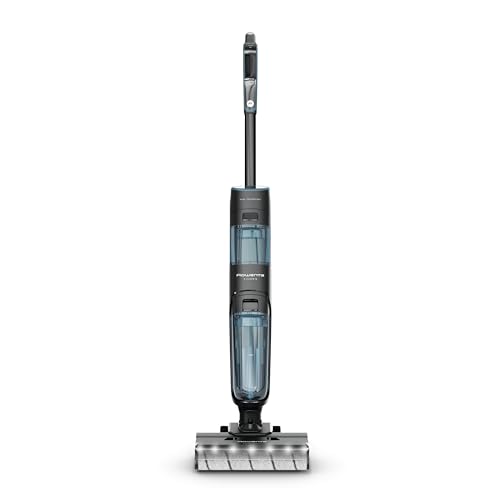 Miniatura 4 de Rowenta X-Clean 5, Aspiradora Fregona Eléctrica Sin Cable Con Tecnología Wet Dry, Aspira Y Friega 2 En 1, Luces Led Para Detectar Polvo En Rincones, Secado En Caliente, Negro, Gz5555ee