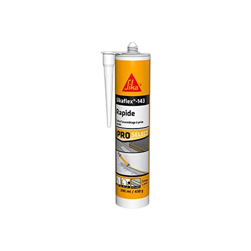 Lot de 12 mastics colles SIKA Sikaflex 143 Rapide - Blanc - 290ml