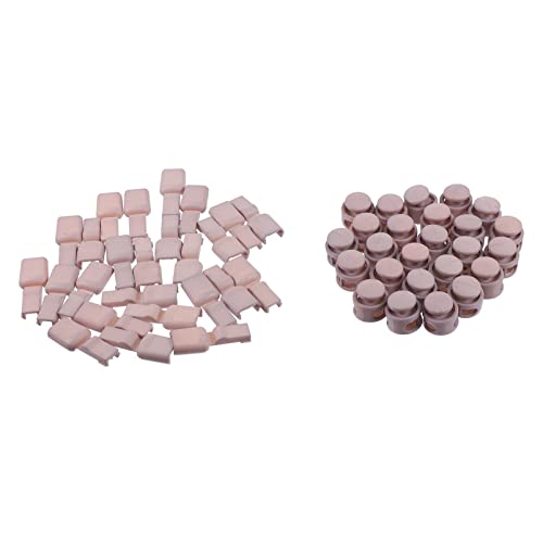 COLLBATH Shoes Lace Accessories 50pcs Spring Buckle Tail Clip Set Quick Easy to Use