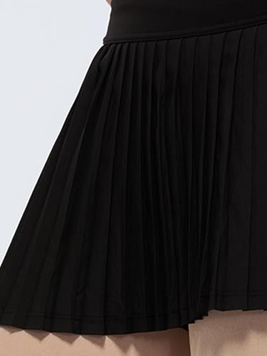 Image of CAVA Plie Pleated Skort for Women | High-Waist Athletic Skort with Built-in Shorts & Pockets | Sweat-Wicking Activewear