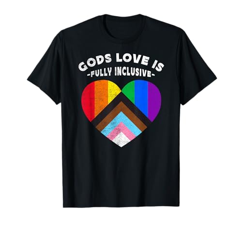 L'amore di Dio è completamente inclusivo Christian Gay Lesbiche LGBT Maglietta