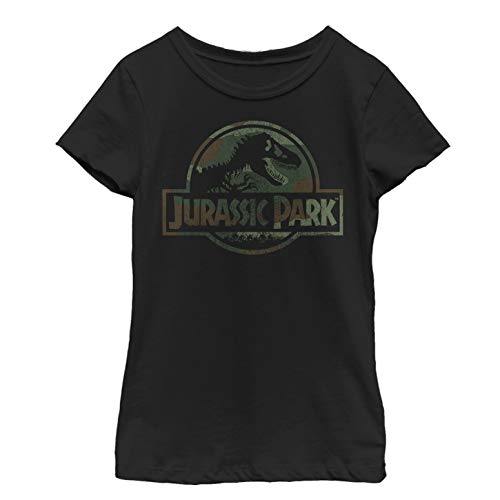 Jurassic Park Girl's Camo Logo T-Shirt