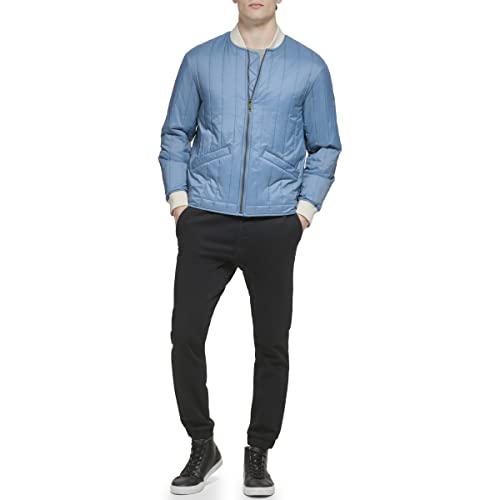Image of DOCKERS Men's Channel Quilted Open Bottom Bomber Jacket