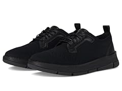 Black Knit/Leather/Black