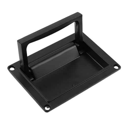 Image of Bitray Recessed Pull Handle Heavy Duty Zinc Alloy Flush Handle Black Toolbox Handle for Deck Hatch