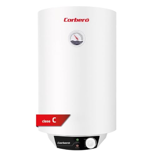 Corberó – Termo Eléctrico Vertical CTWB150 | 150L | Panel Manual | Termómetro Exterior | Termostato Regulable | Tanque Esmaltado | Protección Anticorrosión | Eficiencia Energética C