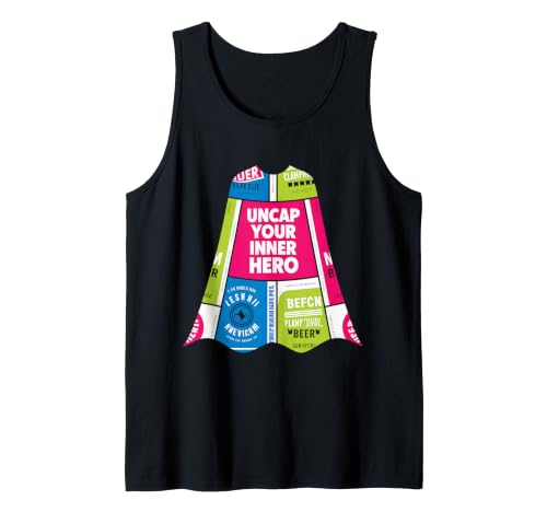 Uncap Your Inner Hero Cape Design Tank Top