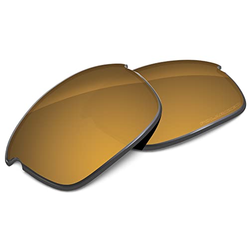 Image of Performance Replacement Lenses Compatible with Oakley Bottle Rocket OO9164 Polycarbonate Polarized Etched-Tungsten Gold