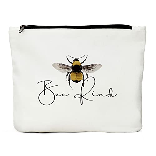 Queen Bee, Bee Decorations Bee Stuffed Animal, Bee Gifts - Bee Kind - Inspirational Gifts for Women, Her, Girls, Daughter, Sister, Friends, Beekeeper Gifts, Gift Gardener, Honeybee Gifts, Bee Bag