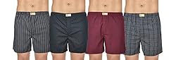 B STORIES Men’s Cotton Boxers with Covered Waistband