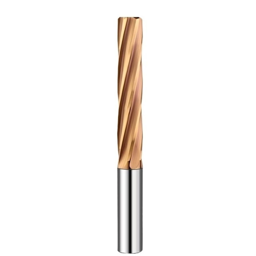 H7 Hardened Steel Reamer 6-10mm Diameter HRC60 Coated Spiral Groove 6 Flutes CNC Tool(6x30x60mm)