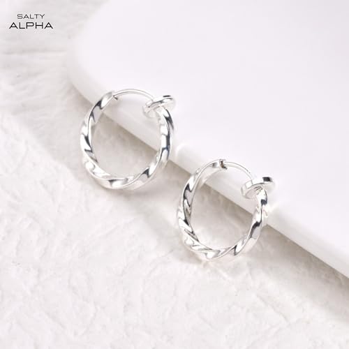 Image of SALTY ALPHA Anti Tarnish Non-Pierced Rigel Earrings for Men | Ear Hoop for Man | Stylish Fashion Jewellery Accessories for Boys | Minimal Jewelry | Ideal for Gifting | Gift for Diwali, Christmas, Marriage, Birthday