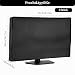 Schwarz Monitor Hülle 27 Zoll All-Inclusive Bildschirm Hülle 420D Oxford-Stoff Staubschutz Wasserdicht Abdeckhaube für PC Bildschirm (71 x 46 x 10 cm)
