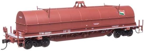 Walthers Proto 920-105714 HO Scale 52' NSC Type II Coil Car - Ready to Run - Transportacion Ferroviaria Mexicana #68091