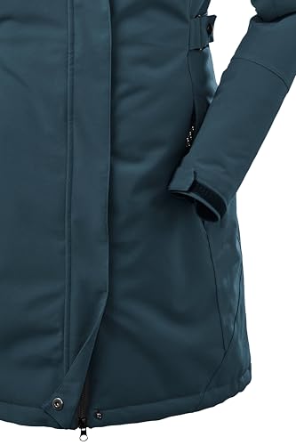 killtec Damen Funktionsparka/Parka mit abzippbarer Kapuze KOW 165 WMN PRK, hellpetrol, 38, 37726-000