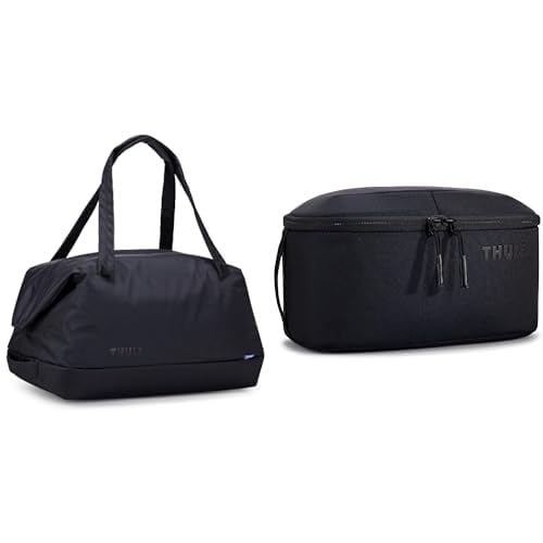 Thule Subterra Travel Set - 35L Duffel Bag with Toiletry Bag, Black