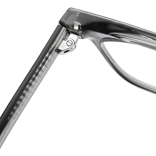 Lunettes de vue acétate transparent monture d'exception chic - 3
