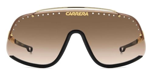 Carrera Flaglab 16 Rectangular Sunglasses, Brown Gold, 99/1/1302