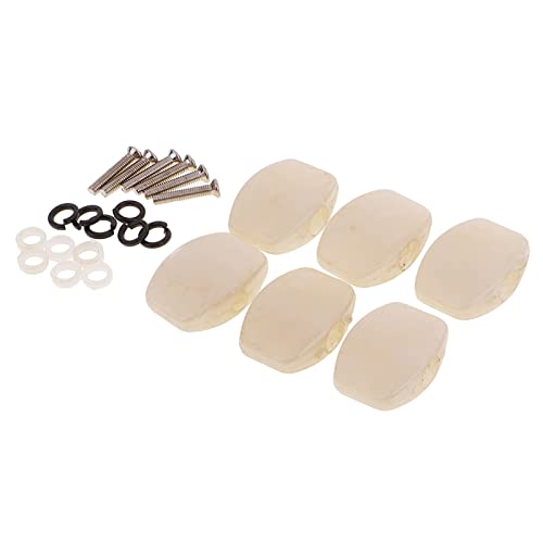 tunery blokujące głowice 6x Maszyny Głowice Pokrętła Stroje Tuning Pegs Tuner Do Gitary - 24 Mm
