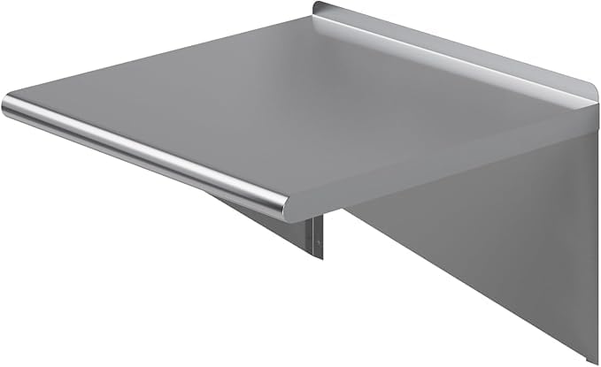 Stainless Steel Wall Shelf | NSF | Garage, Laundry, Storage, Utility Room | Restaurant, Commercial Kitchen (8" X 36")
