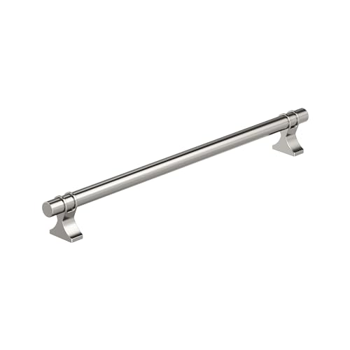 Image of Amerock Davenport 10-1 /16 inch (256mm) Center-to-Center Polished Nickel Cabinet Pull, BP36620PN